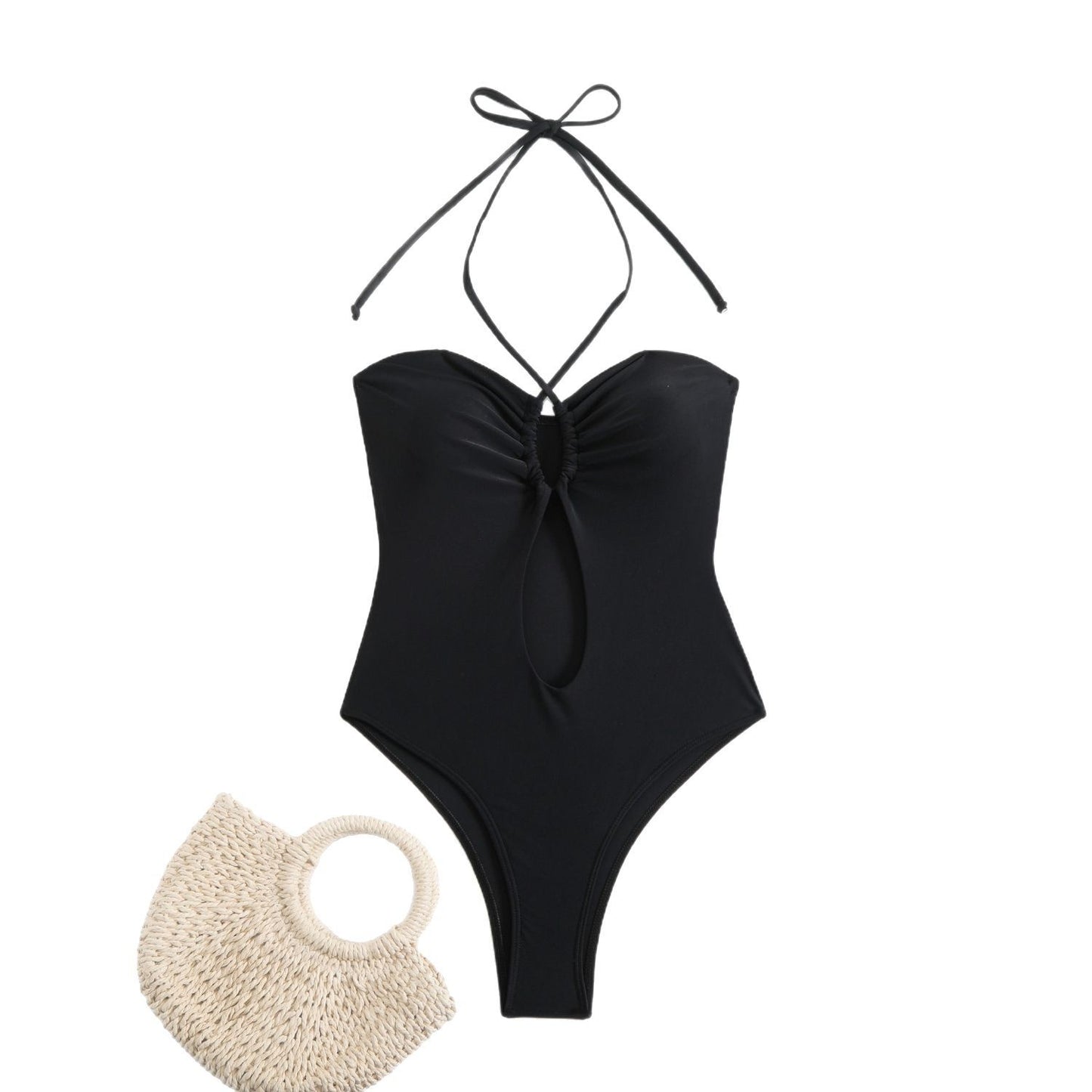 Dame Cut-Out Halterneck One-Piece Badedragt Stilla 1750839309