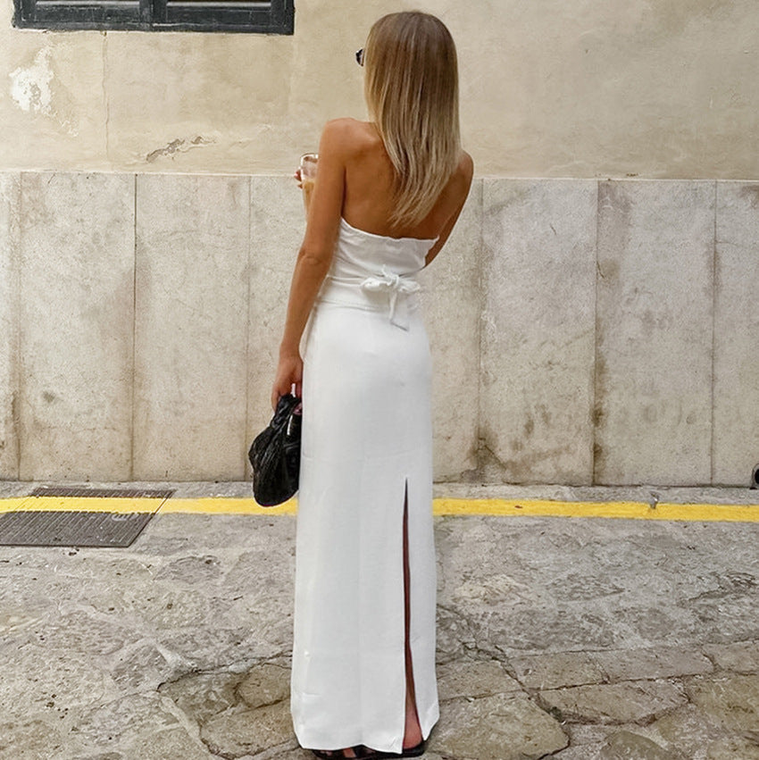 Dame elegant sommer-jumpsuit med ærmeløs top og flatterende snit Stilla