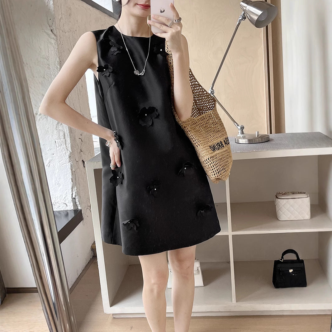 Dame elegant aftenkjole med kunstneriske broderier Stilla