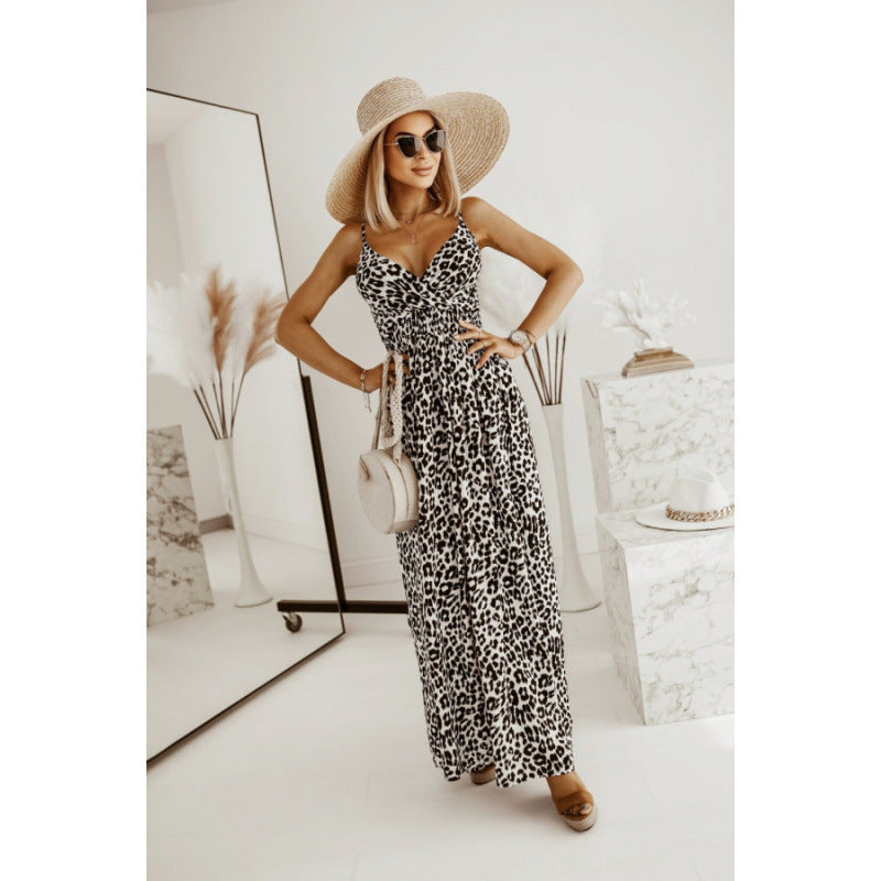 Dame Dyrprint Maxikjole Stilla