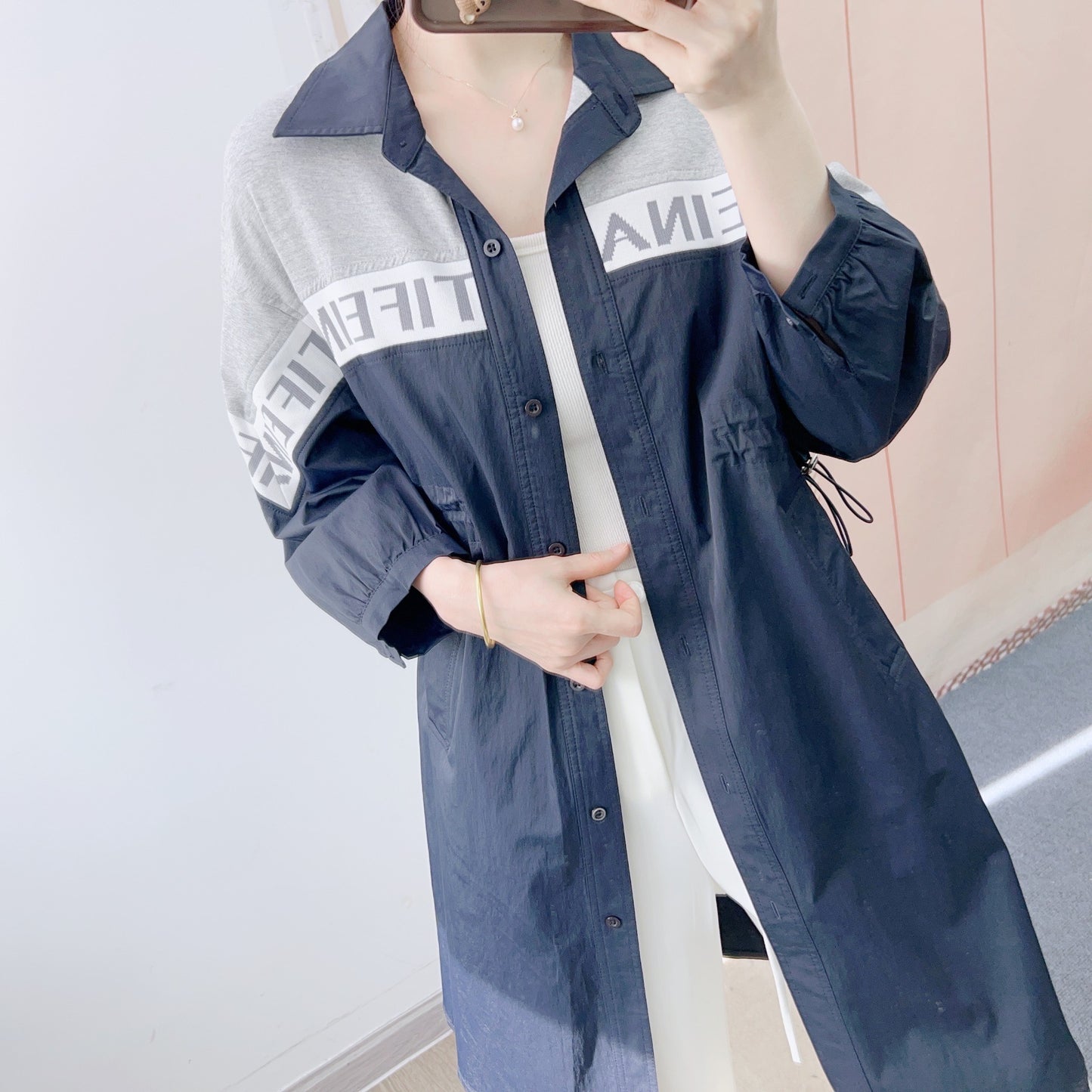 Dame afslappet frakke Stilla