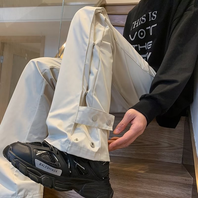 Herrer Funktionel Cargo-Bukser med justerbare lynlåse og praktiske lommer Stilla