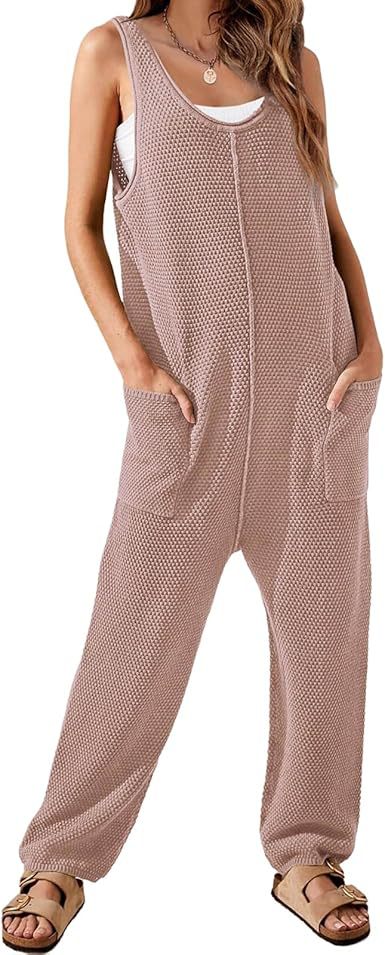 Dame afslappet jumpsuit med praktisk lomme-design Stilla
