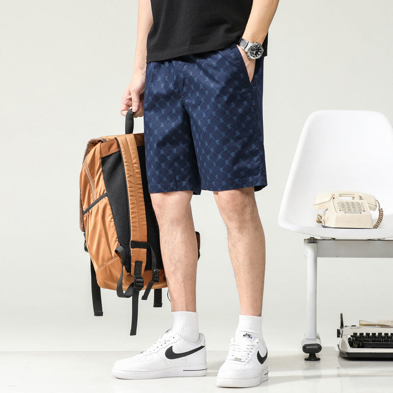 Dame afslappede shorts med elegant mønster Stilla