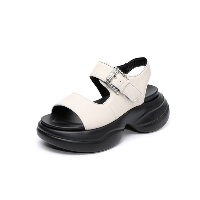 Dame Åbne Tæer Justerbare Spænde Sandaler Stilla