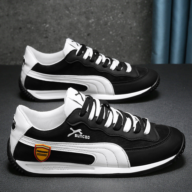 Herrer Sporty Sneakers med åndbar mesh-overflade og stødabsorberende sål Stilla
