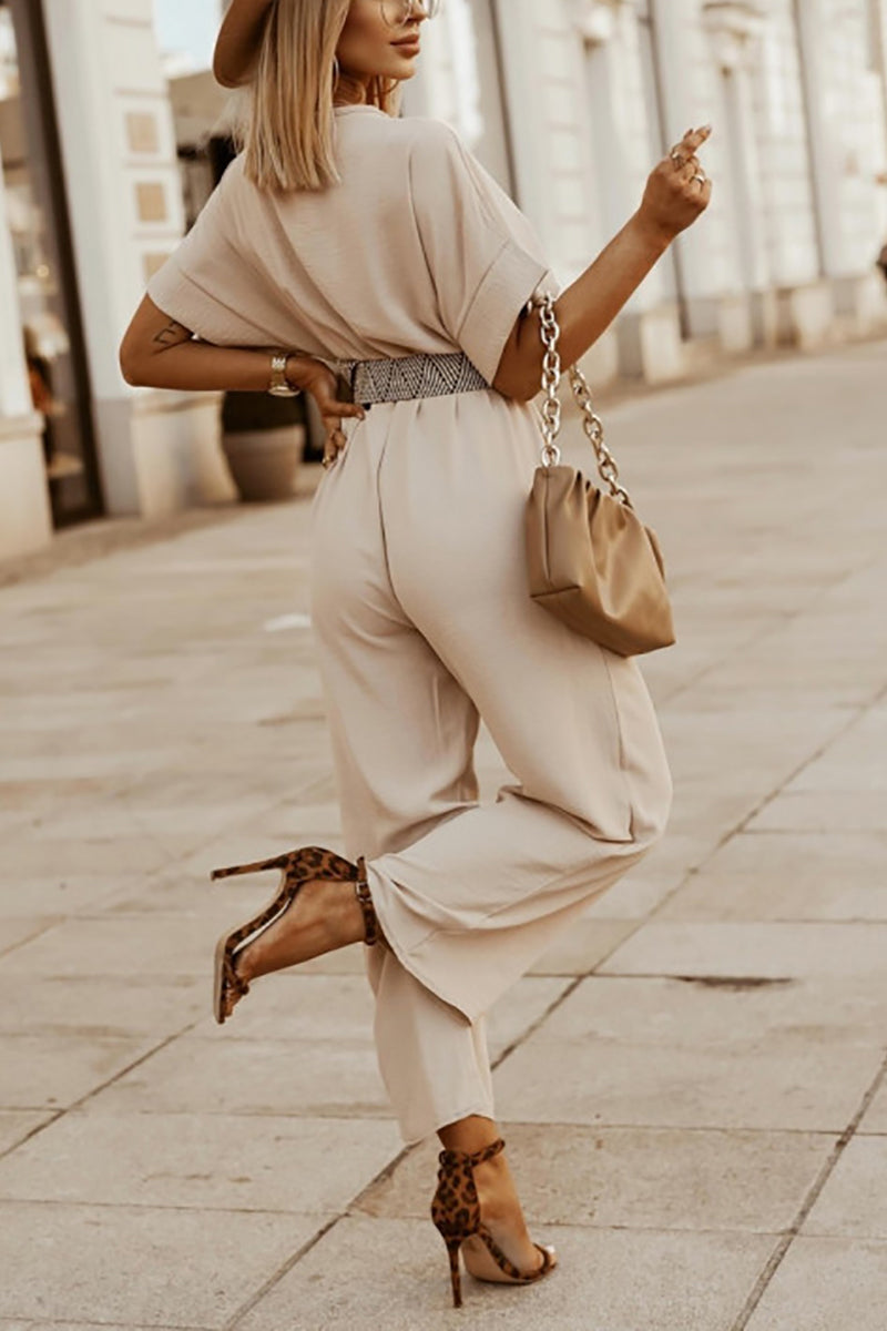 Stilla | Faux Wrap Bred Ben Jumpsuit