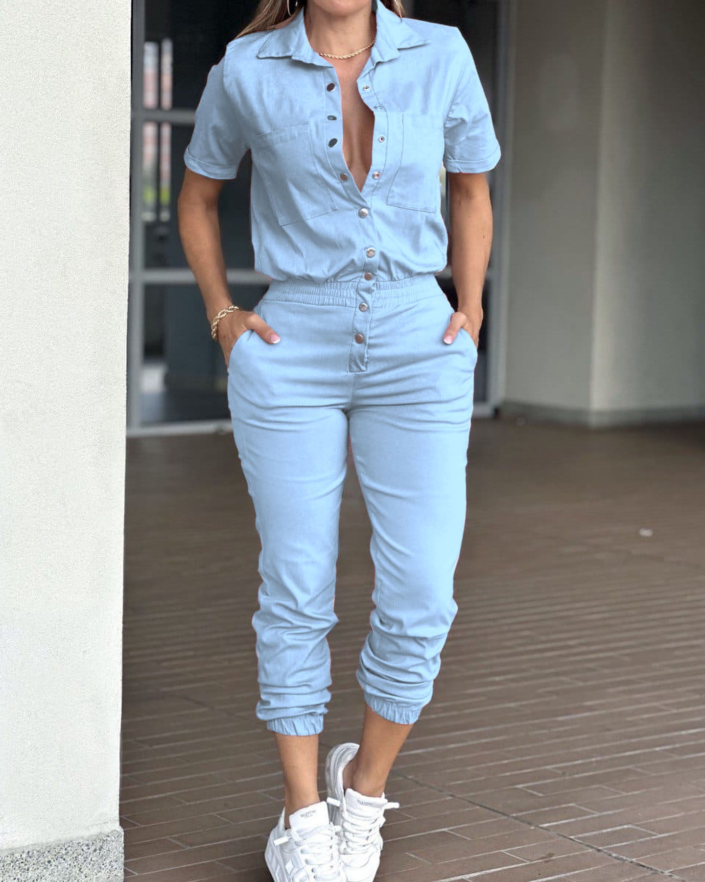 Dame jumpsuit i afslappet stil Stilla