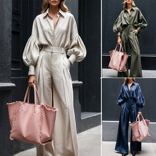Dame skræddersyet smart knap jumpsuit Stilla