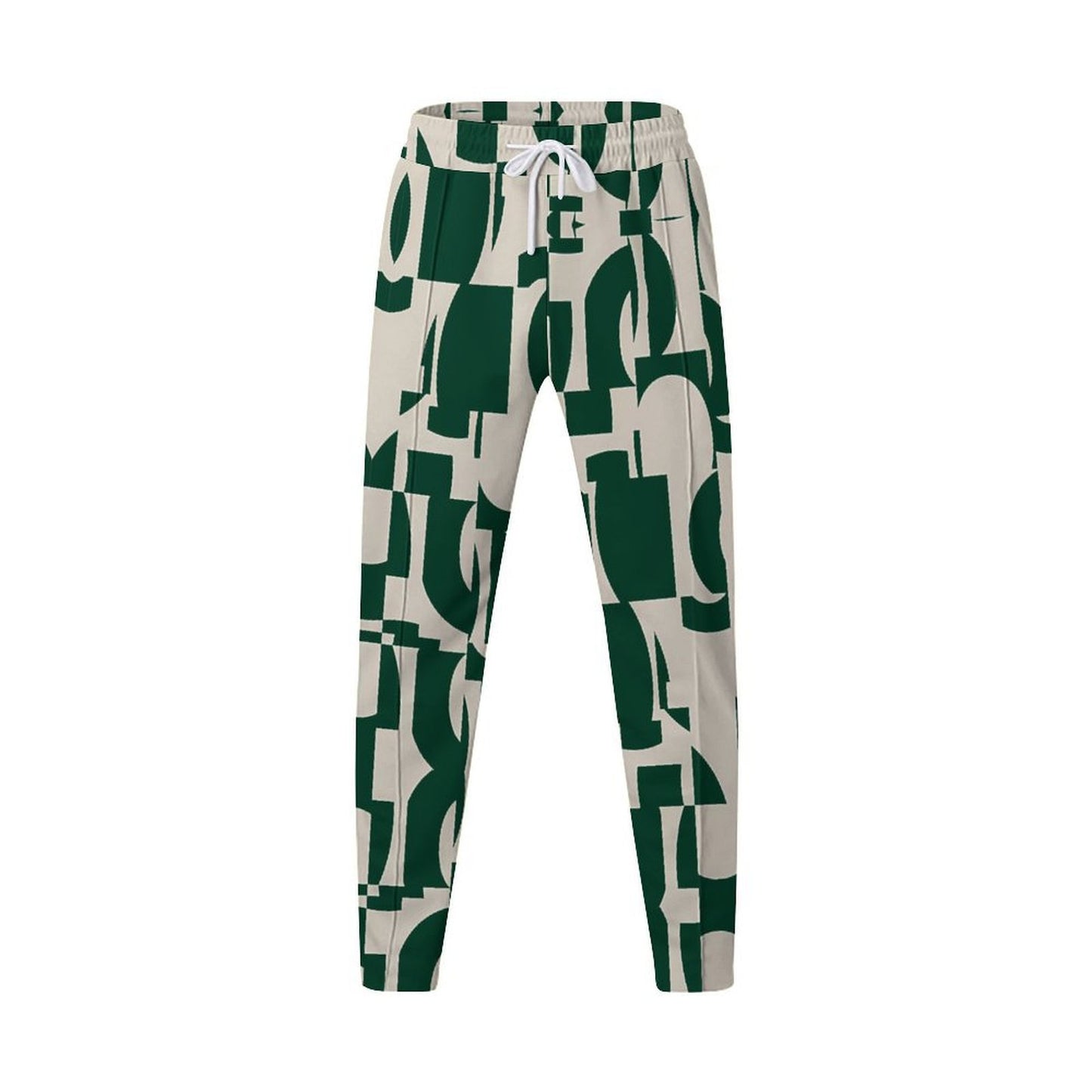 Dame afslappede bukser med moderne grafisk mønster Stilla