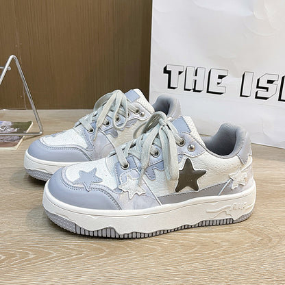 Dame Sneakers med farverige applikationer og komfortabelt overmateriale Stilla