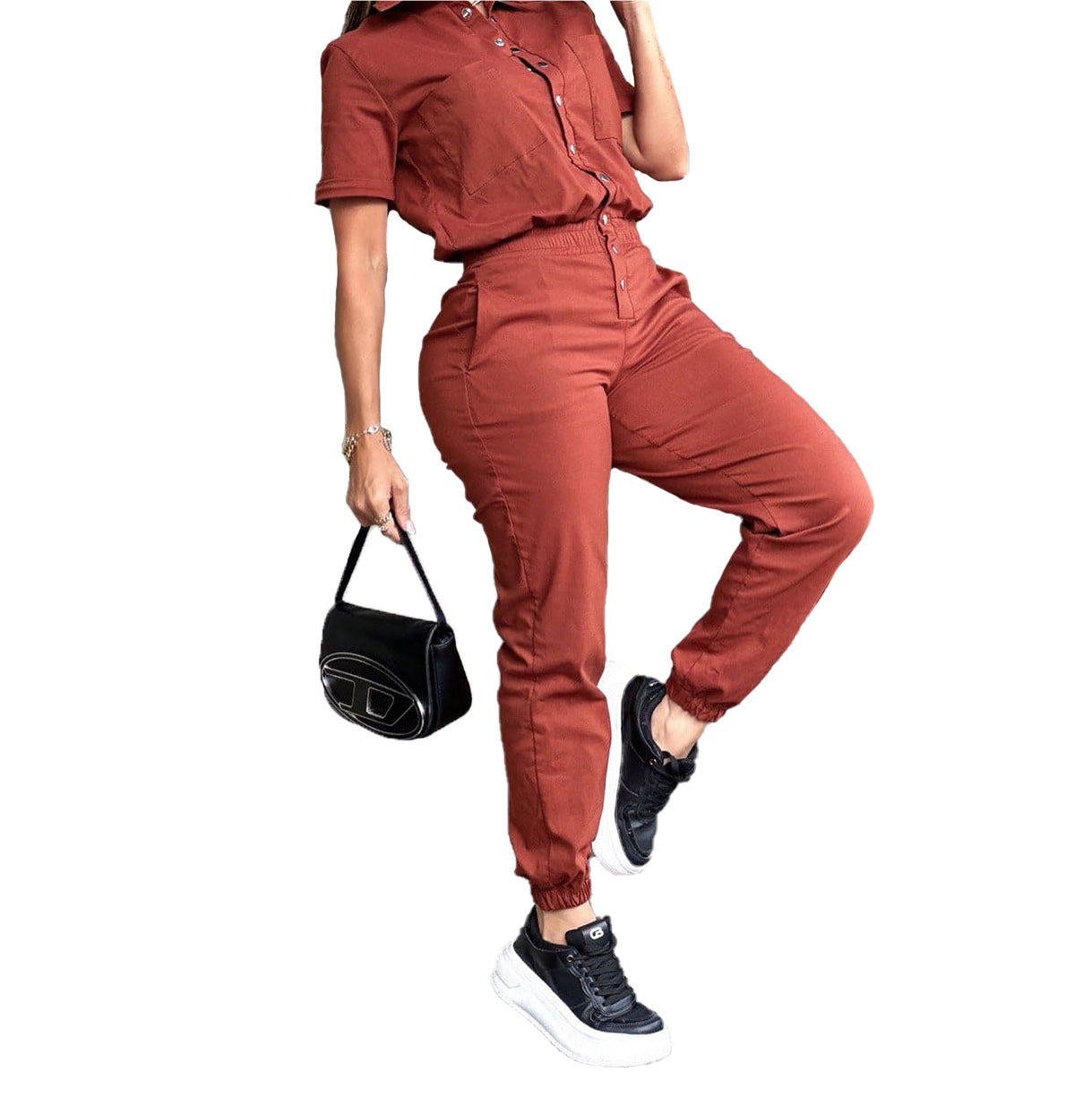 Dame jumpsuit i afslappet stil Stilla