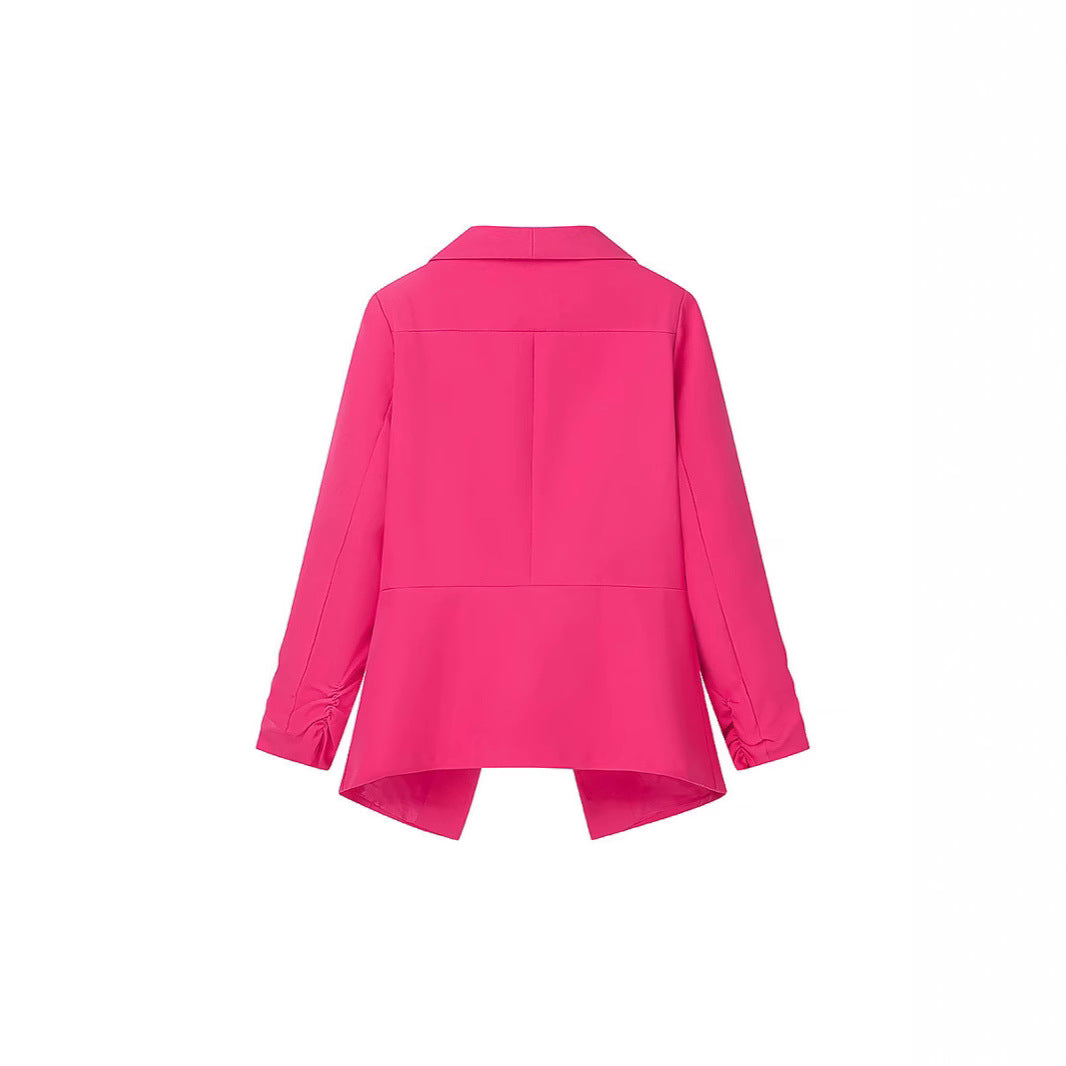 Dame elegant Blazerjakke med stilfuld revers og raffineret snit Stilla