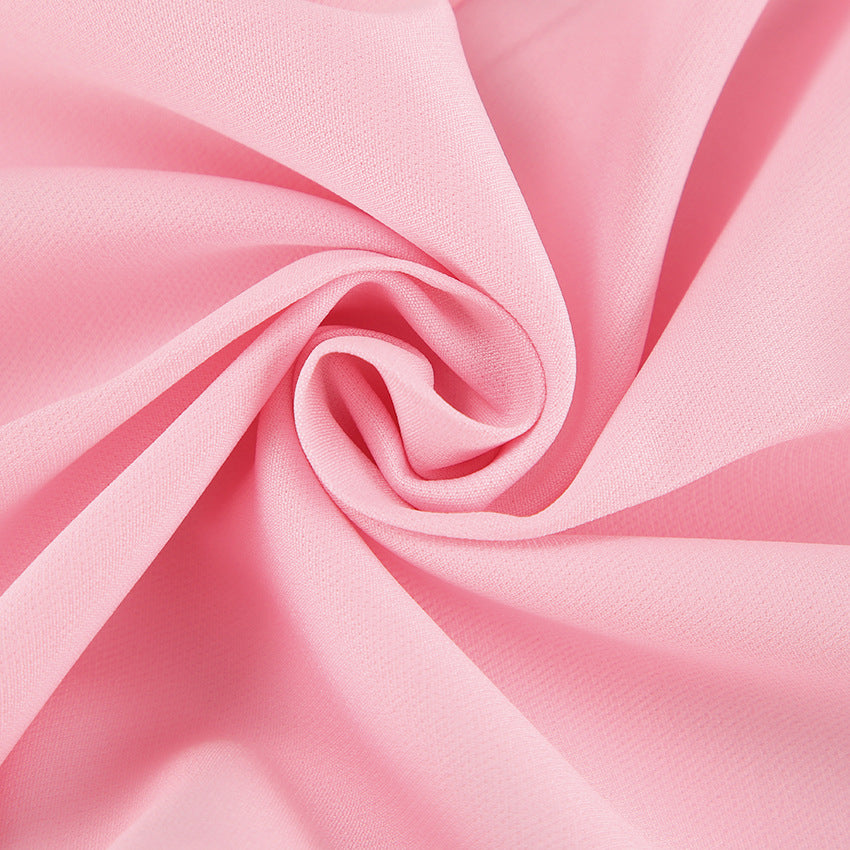 Dame elegant høj talje bukser med bred pasform og folder Stilla