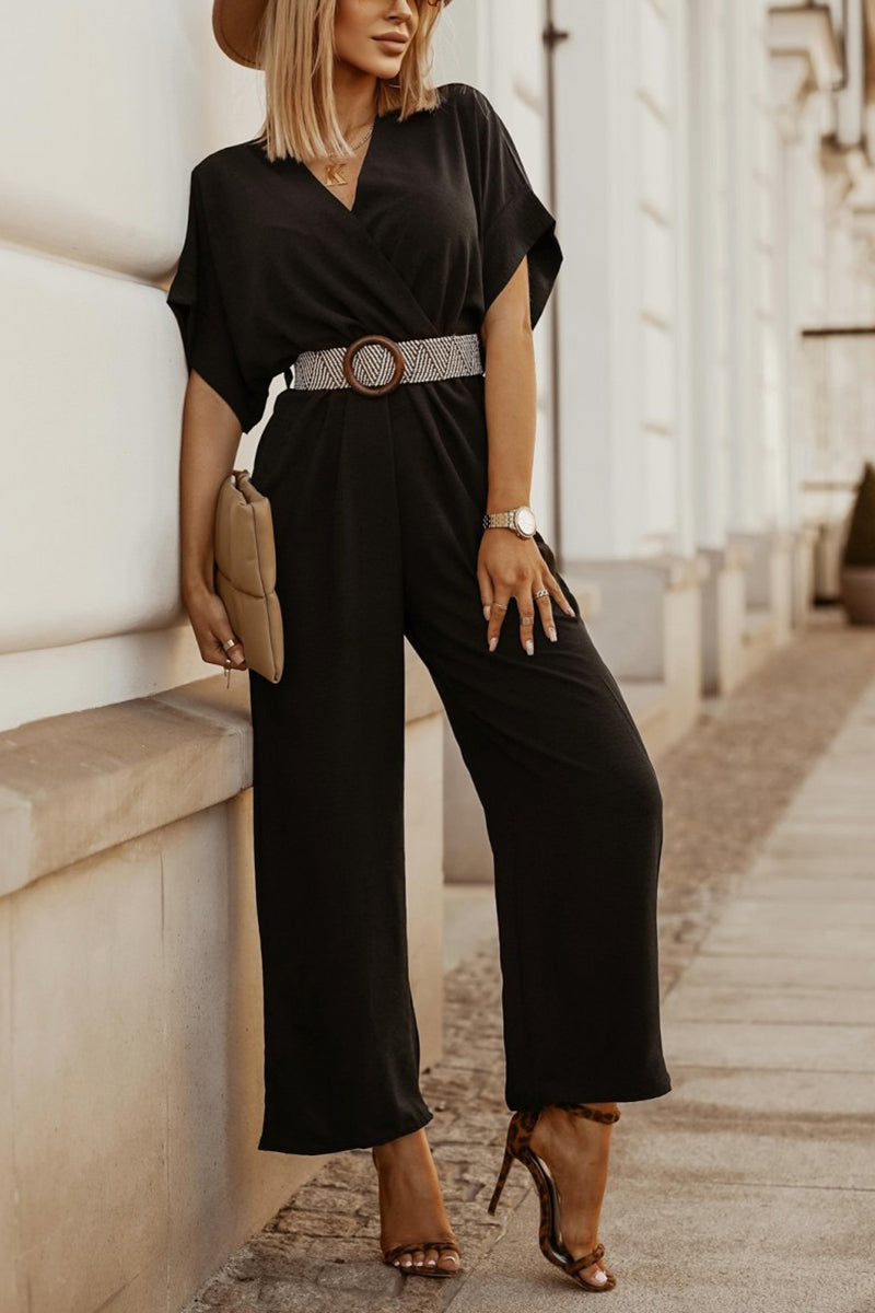 Stilla | Faux Wrap Bred Ben Jumpsuit