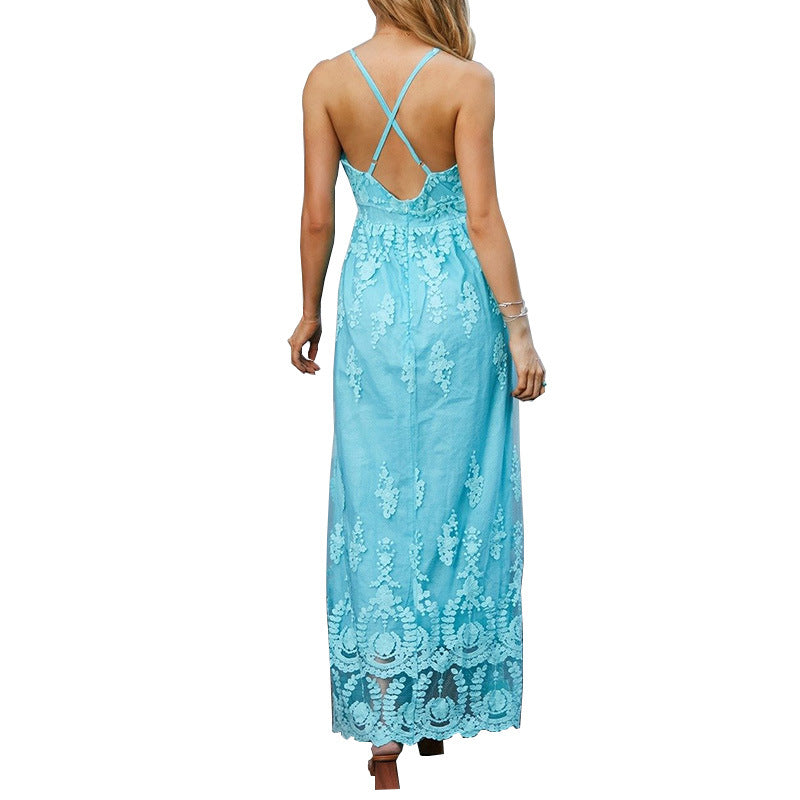 Dame Elegant Floral Maxikjole Stilla