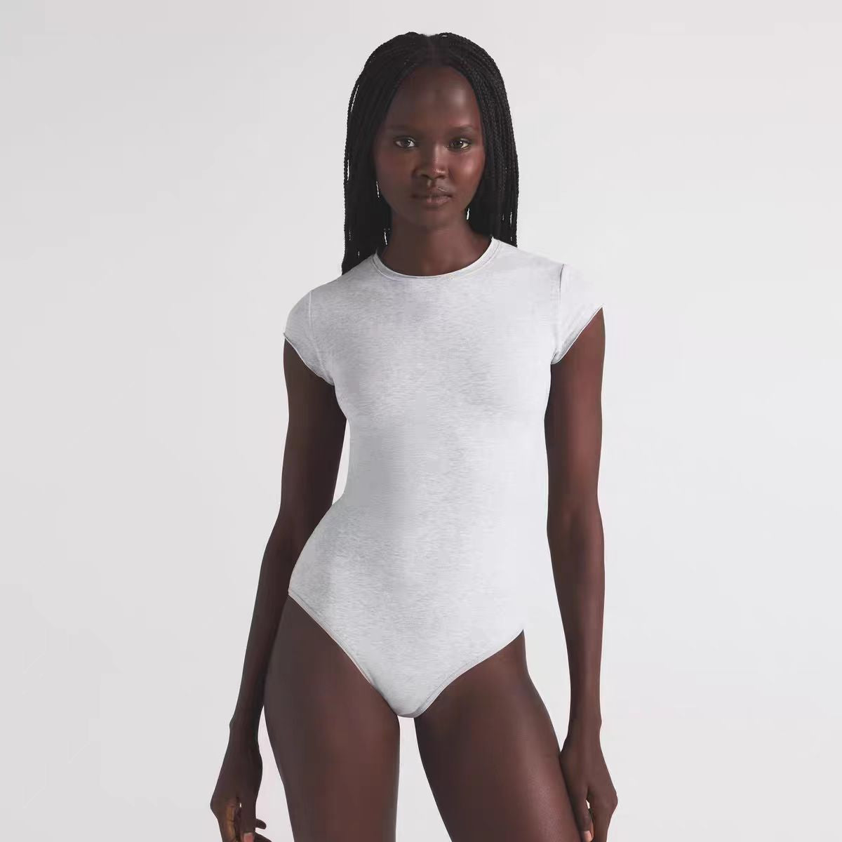 Dame Soft-Fit Kortærmet Bodysuit Stilla