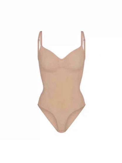 Dame Sømløs Justerbare Stropper Bodysuit Stilla