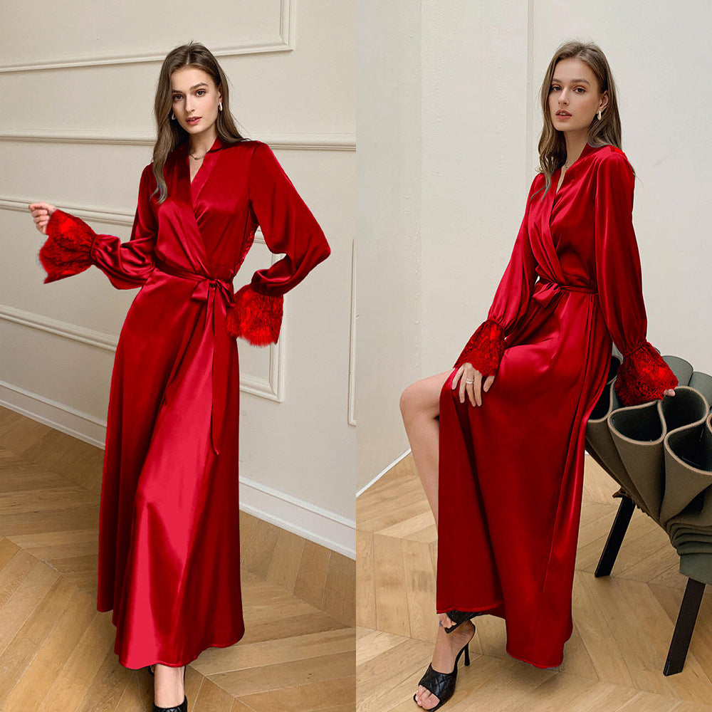 Dame elegant kimono-frakke med spidsdetaljer Stilla