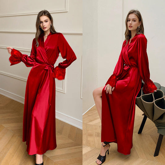 Dame elegant kimono-frakke med spidsdetaljer Stilla