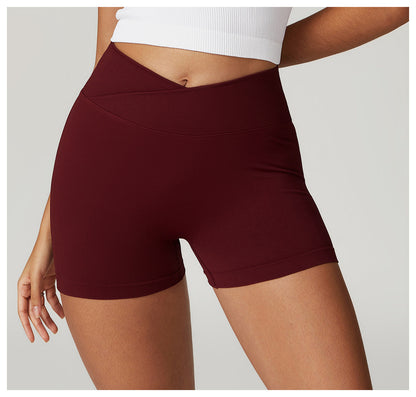 Stilla | Hip Raise Seamless Tight Yoga Shorts Høj Talje Løbe& Fitness Sports Shorts