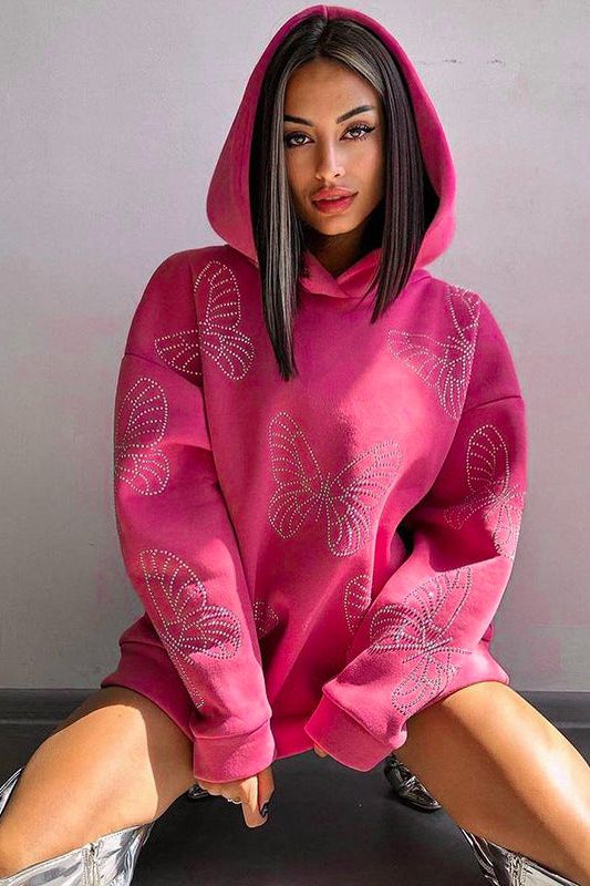 Stilla | Butterfly Casual Loose Hoody