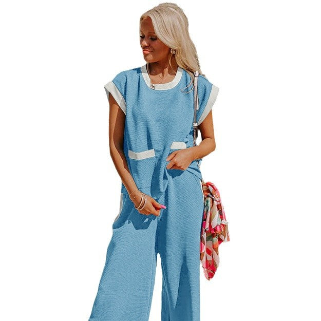 Dame afslappet jakkesæt med blødt materiale og praktiske lommer Stilla