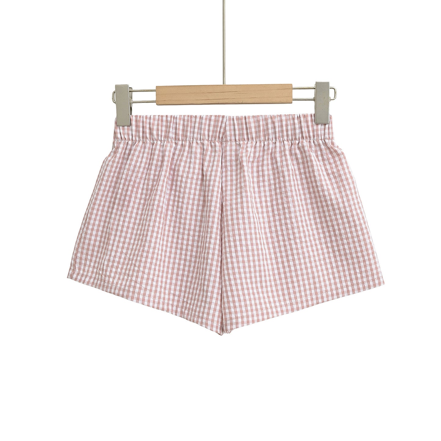 Dame afslappede kargo shorts med elastisk talje og knapdetaljer Stilla