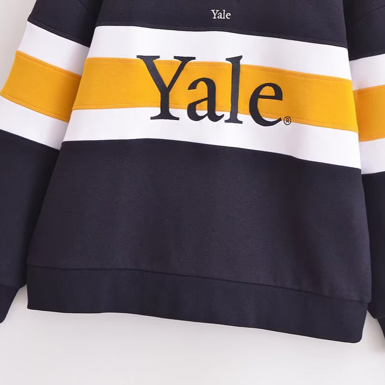 Dame afslappet polo sweatervarer med farveblokdesign Stilla