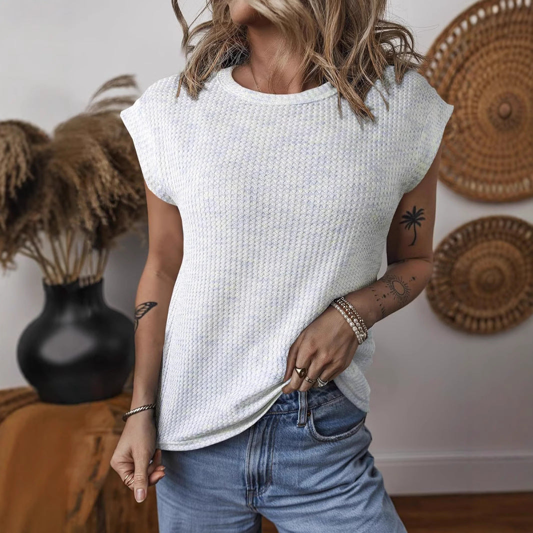 Dame afslappet kortærmet skjorte Stilla