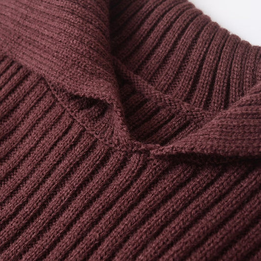 Dame Cropped Ribstrikpullover med asymmetrisk U-hals Stilla