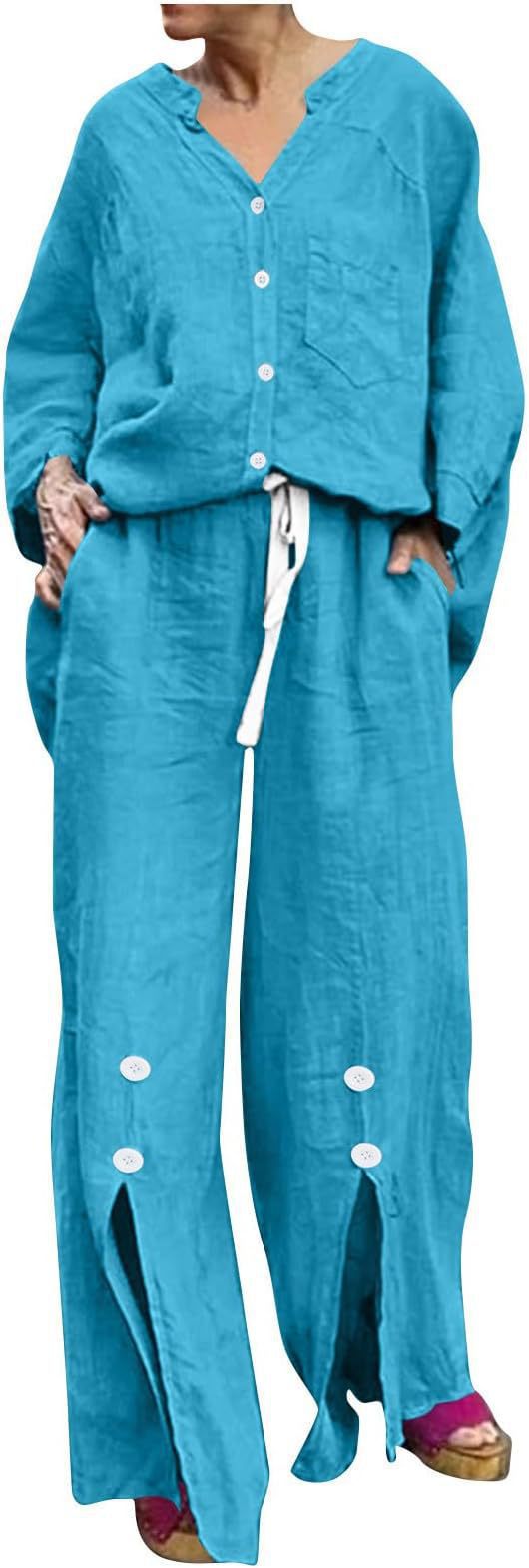 Dame afslappet linned to-sæders med knapdetaljer Stilla