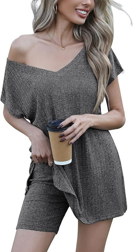 Dame Oversized Jumpsuit med kort ben og flydende snit Stilla
