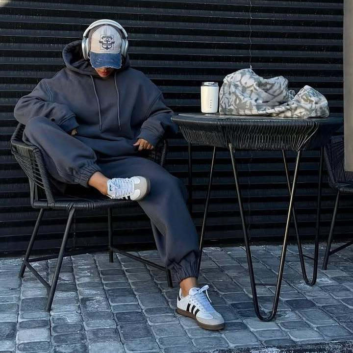 Dame afslappet oversized joggingdragt Stilla