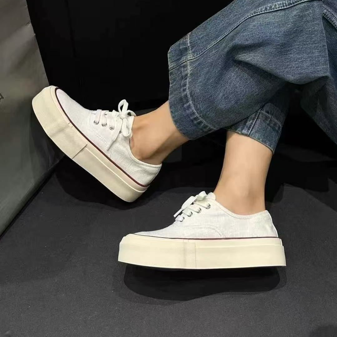 Dame afslappede sneakers med høj plateau Stilla