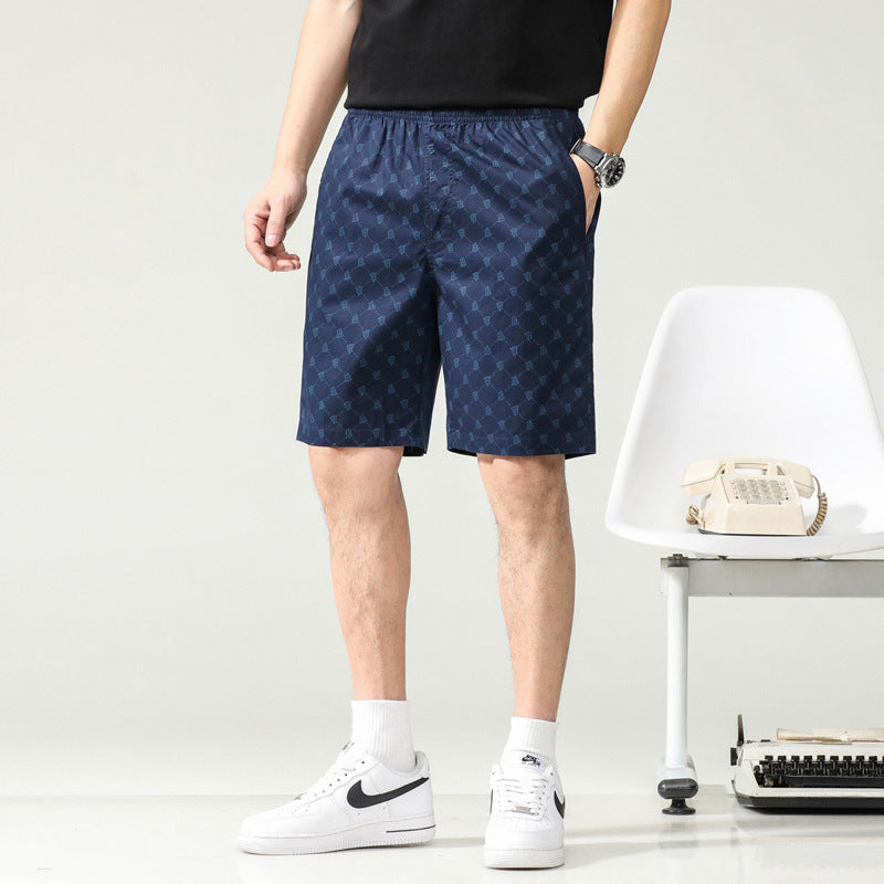 Dame afslappede shorts med elegant mønster Stilla