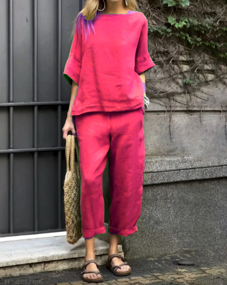 Dame afslappet sommeroutfit Stilla