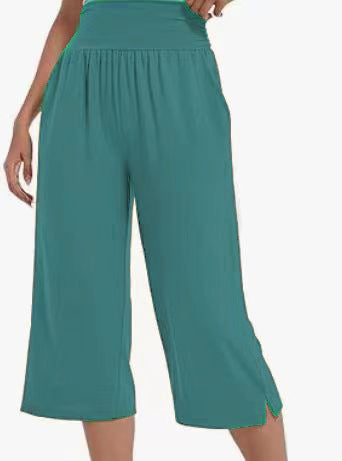 Dame Vidde Culotte med elastisk talje og sidelæg Stilla