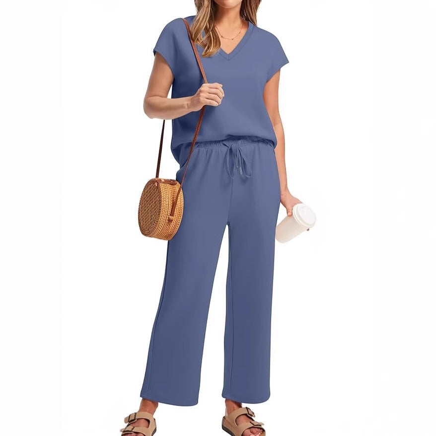 Dame afslappet jumpsuit med bredt ben Stilla