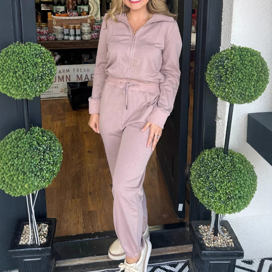 Femme Stilfuld Zip-Up Jumpsuit Stilla