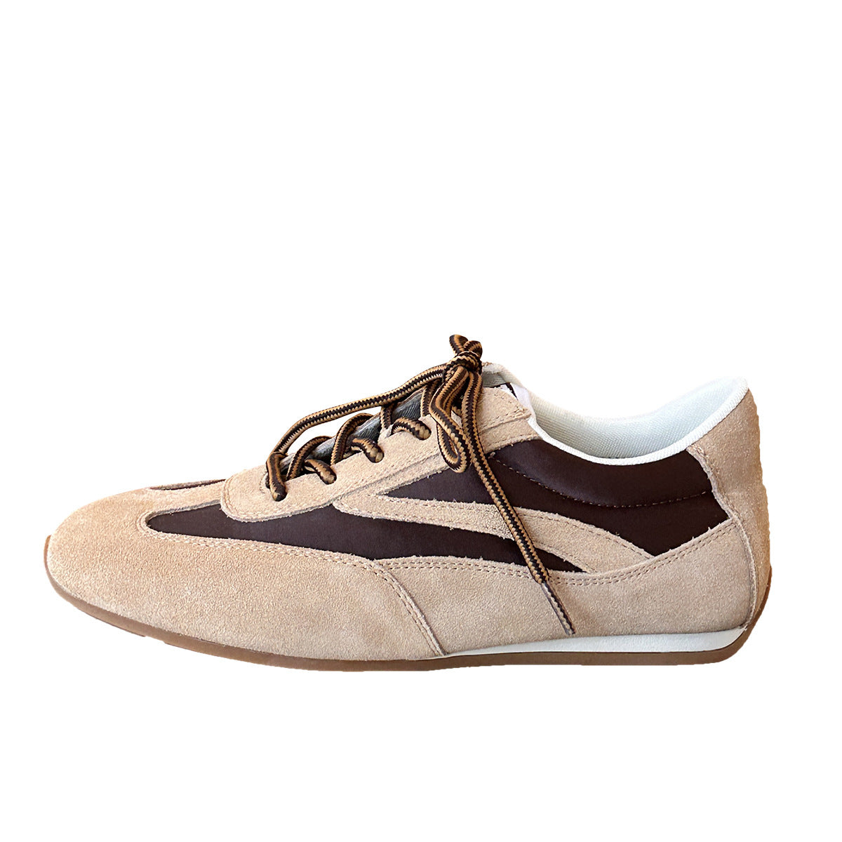 Femme SUEDE Snøre Retro Sneakers Stilla