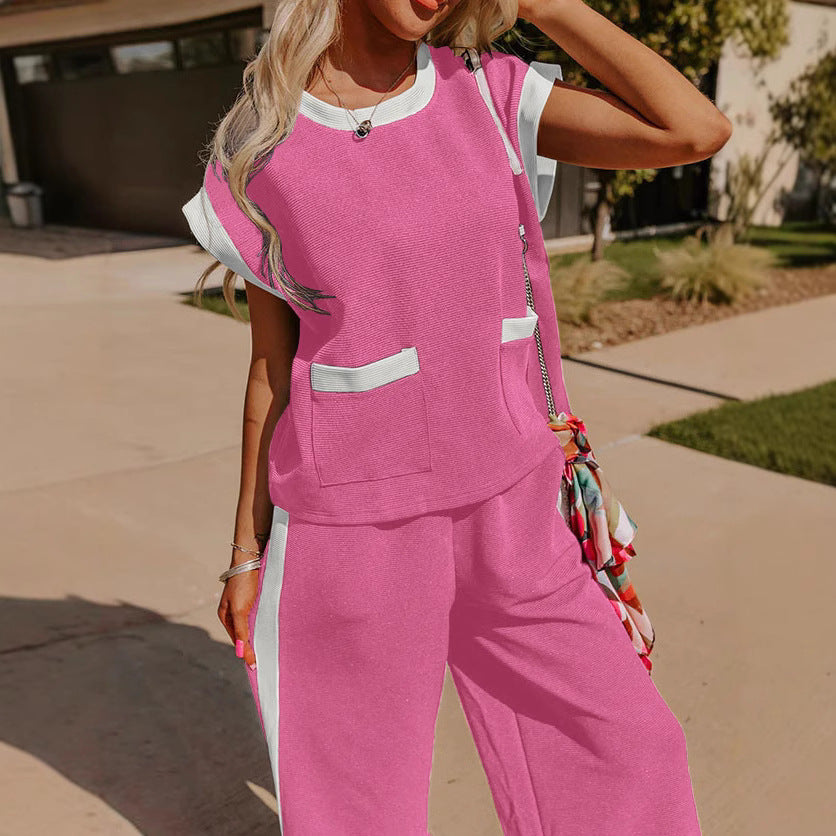 Dame afslappet jakkesæt med blødt materiale og praktiske lommer Stilla