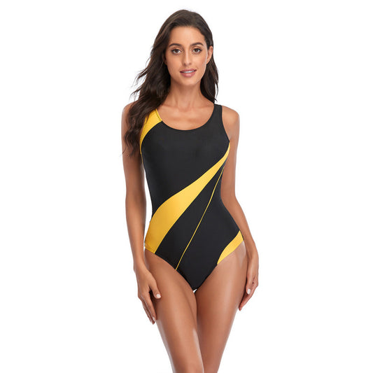 Dame sporty badedragter med moderne farveaccentuer Stilla