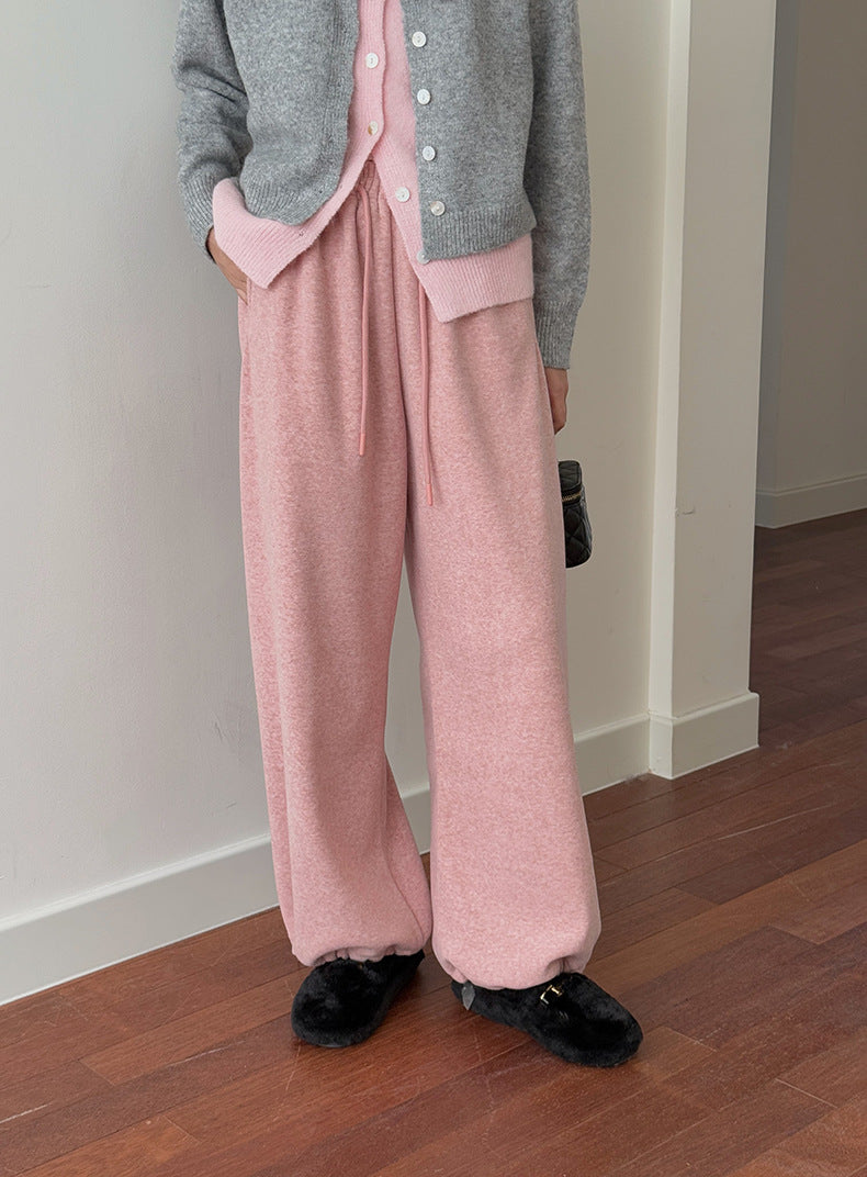 Dame afslappet fritidbukser med elastisk talje og blødt materiale Stilla