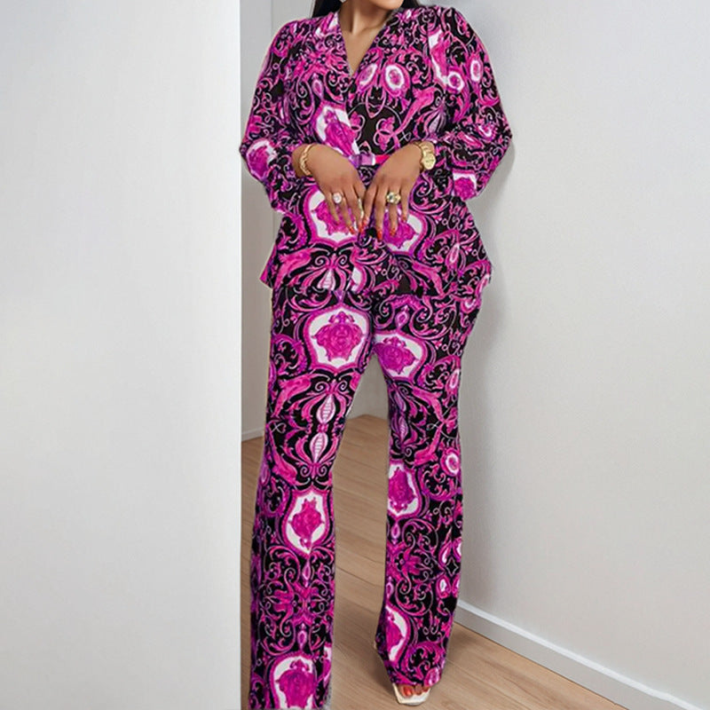 Dame Elegant og kunstnerisk designet overdel med vidde jumpsuit Stilla