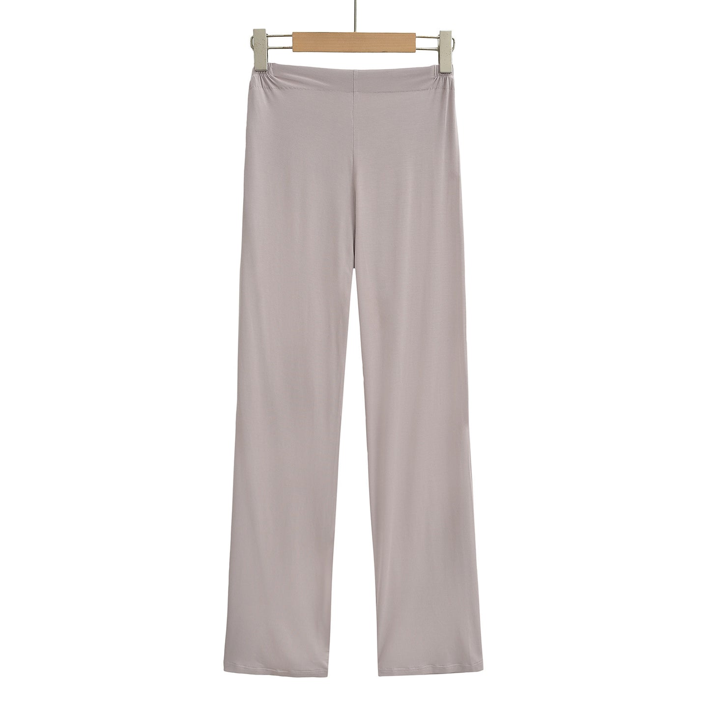 Dame afslappede høj talje fritid bukser med bred pasform Stilla