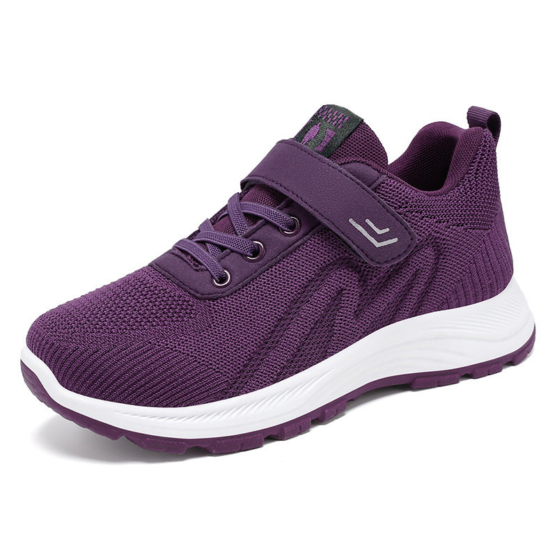 Femme Letvægts Velcro Sport Sneakers med Åndbart Mesh Design Stilla