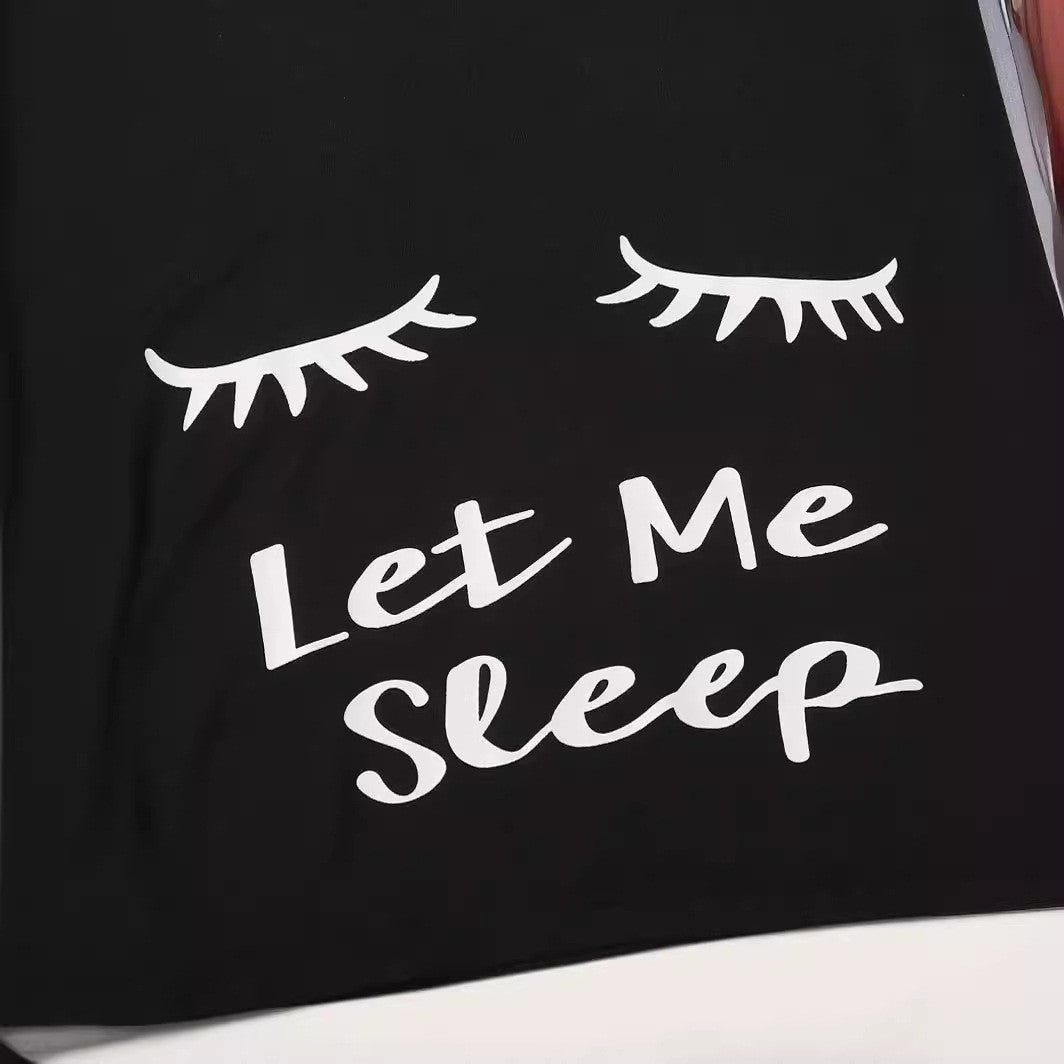 Dame afslappet pyjamasæt med kort top og shorts Stilla