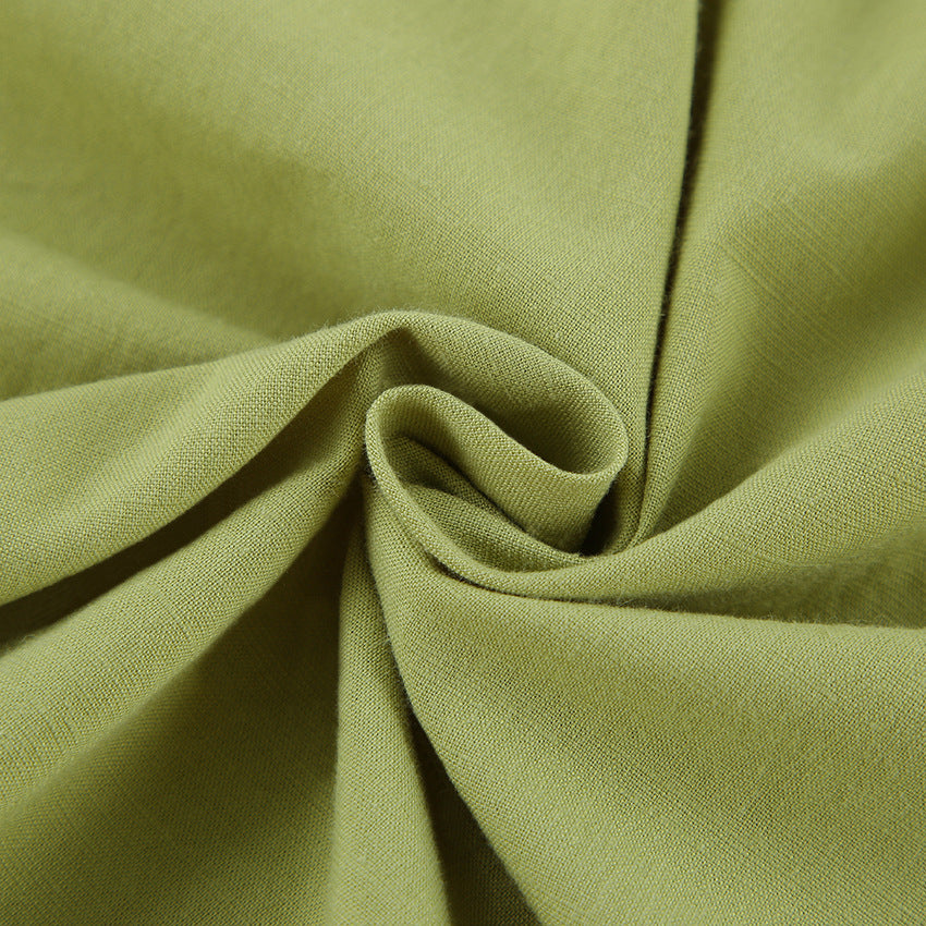 Dame afslappet shorts- og top-sæt i åndbart materiale med løs pasform Stilla