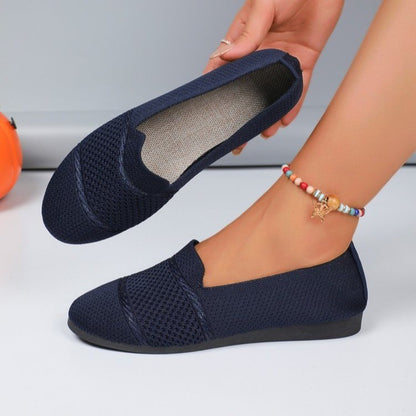 Dame Åndbare Sneakers med elastisk Inklusion Stilla